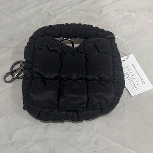 BRAND NEW WITH TAGS UNCHARTED Black Quilted Pouch